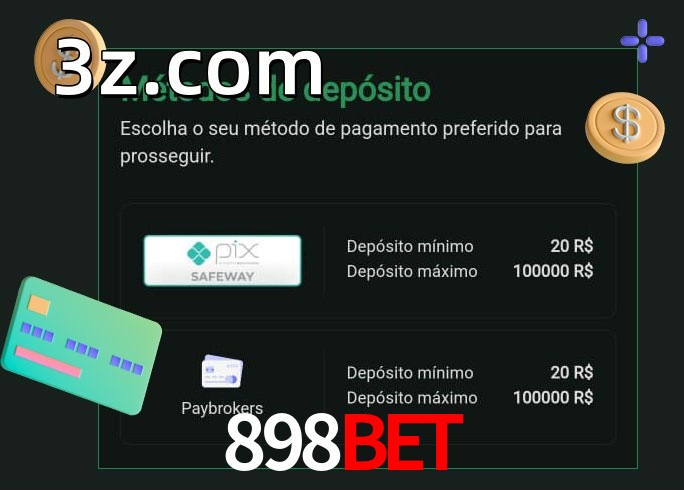 O cassino 898BETbet oferece uma grande variedade de métodos de pagamento